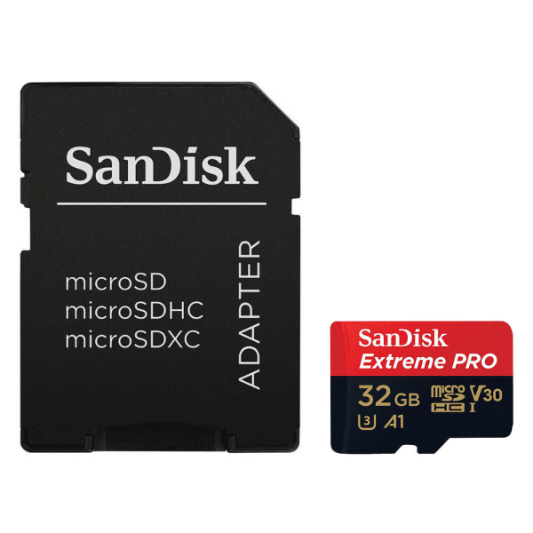 Carte mémoire MicroSDHC UHS-I U3 V30 A1 32Gb