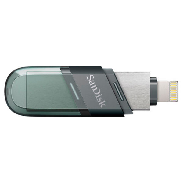 Clé USB 256Gb à double connectique USB / Lightning (Sea Green) – Image 5