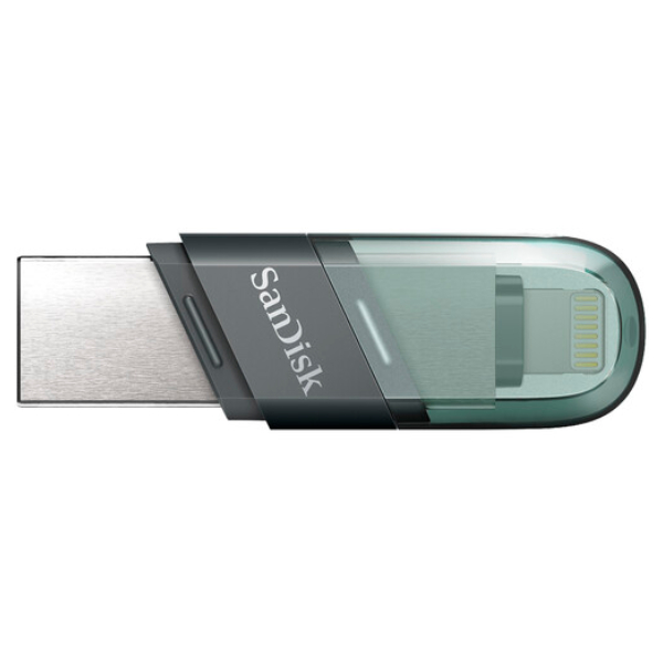 Clé USB 256Gb à double connectique USB / Lightning (Sea Green) – Image 6