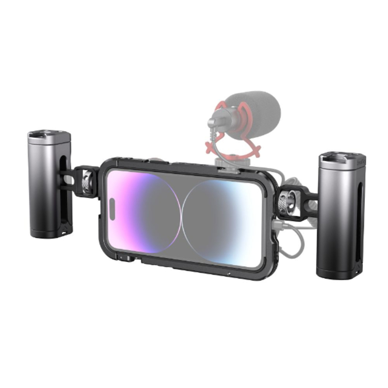 Kit de cage vidéo mobile (double portable) pour iPhone 14 Pro Max SmallRig 4078