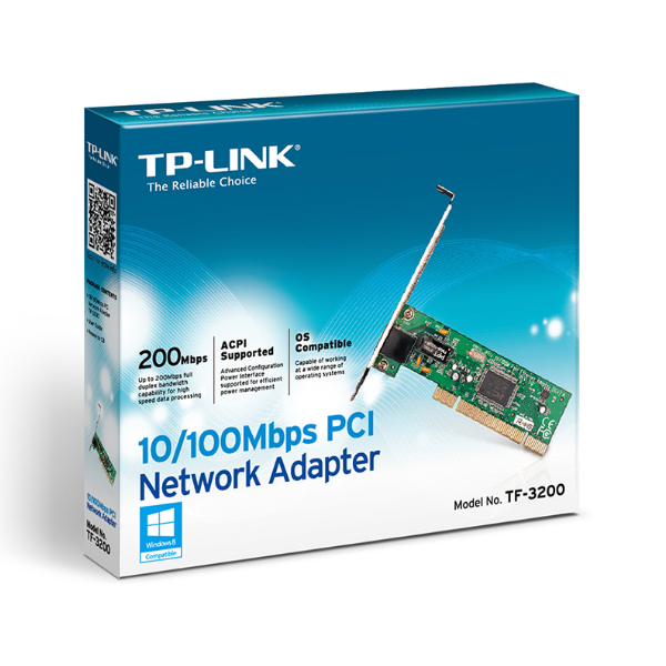 Adaptateur réseau PCI 10/100 Mbps