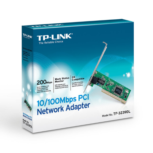 Carte réseau PCI Fast Ethernet LAN (10/100 Mbps)