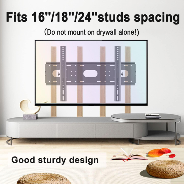 Grand Support TV C65 Mural Fixe Inclinable et Robuste pour Télévision de 42 à 85 pouces – Image 5