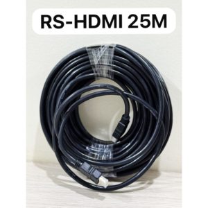 Cable Hdmi vers Hdmi 25m Noir Rscar RS-HDMI25m