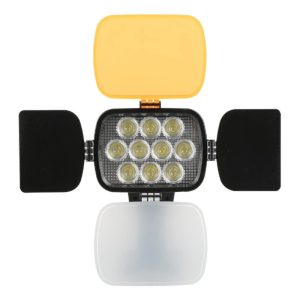 Eclairage / minette LED pour appareil photo reflex numérique. Très bonne luminosité pour prendre des vidéos.