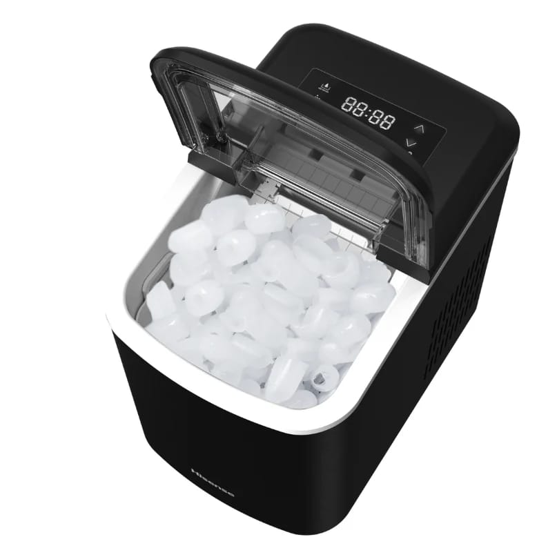 MACHINE A GLACE HISENSE 15KG NOIR INOX ICM1504