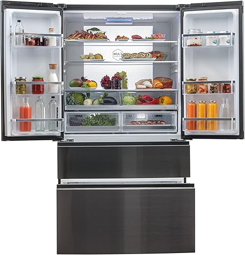 REFRIGERATEUR HAIER SIDE BY SIDE 4PORTES FRENCH DOOR 1000LITRES NOIR HS26FSNAAAA Vente achat Dakar Sénégal