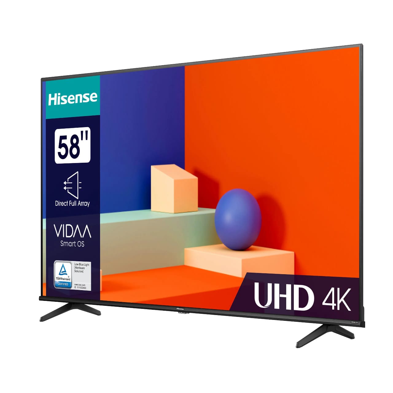 TELEVISEUR HISENSE 58" LED UHD 4K SMART VIDAA 58A6K Vente achat Dakar Sénégal