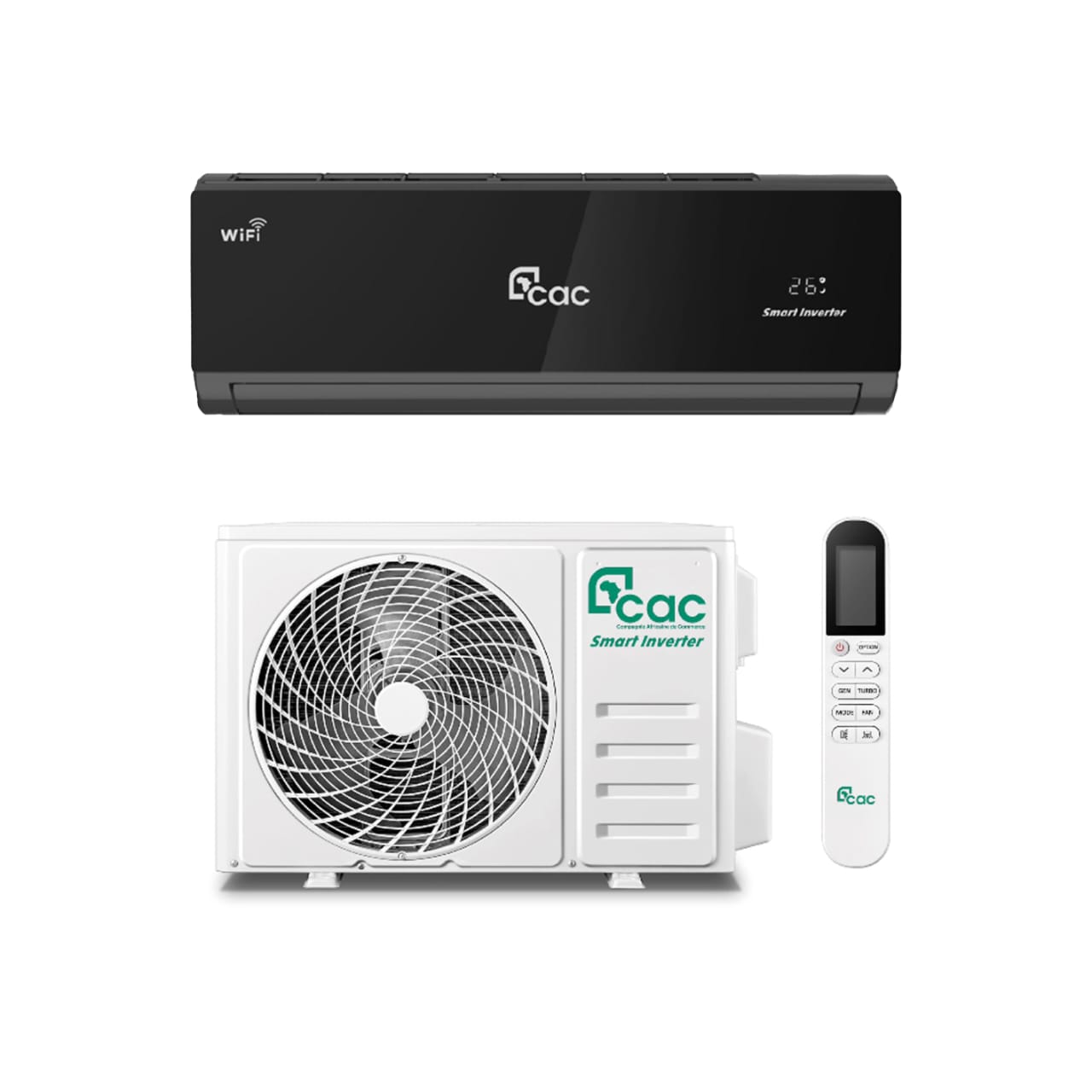 SPLIT CAC 18000BTU INVERTER NOIR AVEC WIFI Vente achat Dakar Sénégal