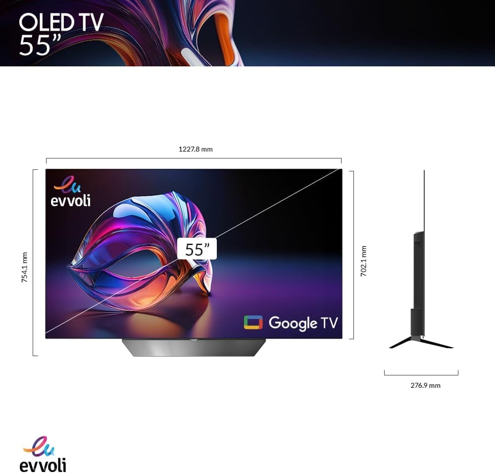 TELEVISEUR EVVOLI 55" OLED SMART GOOGLE TV 55EV9-OLED Vente achat Dakar Sénégal