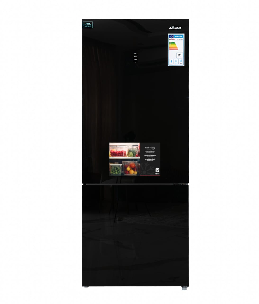 REFRIGERATEUR ASTECH COMBINE 3TIROIRS GRAND MODEL GRIS FC480CMOG Vente achat Dakar Sénégal