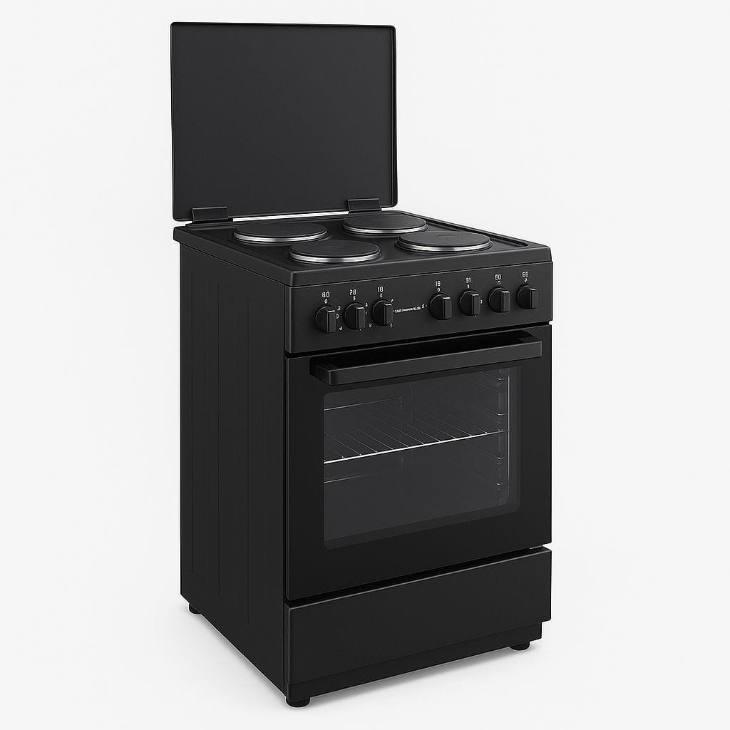 CUISINIERE ENDURO 4FEUX 60X60 + FOUR ELECTRIQUE VENTILO TOURBO NOIR AFS6004EEBIT Vente achat Dakar Sénégal