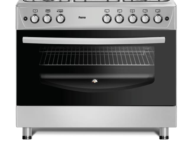 CUISINIERE FERRE 5FEUX 90X60 A GAZ GRIS F9P50G2-DI Vente achat Dakar Sénégal