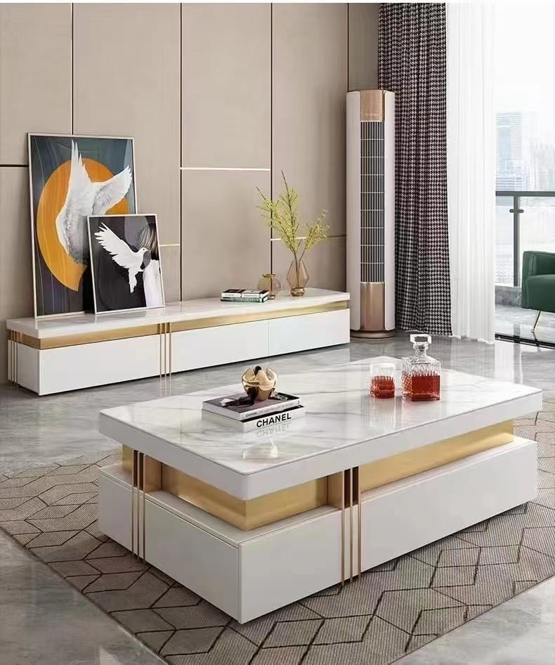 TABLE CONSOLE 180X40CM/130X70CM BLANC G6316+ M6316 Vente achat Dakar Sénégal