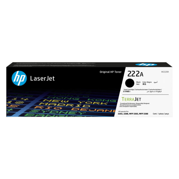 HP 222A (W2220A) - Noir Vente achat Dakar Sénégal
