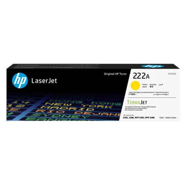 HP 222A (W2222A) - Jaune Vente achat Dakar Sénégal