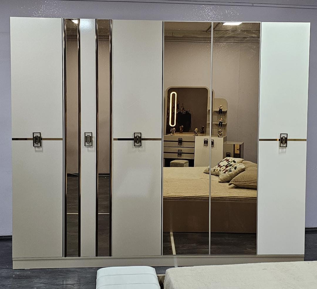 CHAMBRE A COUCHER 6BATTANTS 6PIECES BEIGE LORA Vente achat Dakar Sénégal