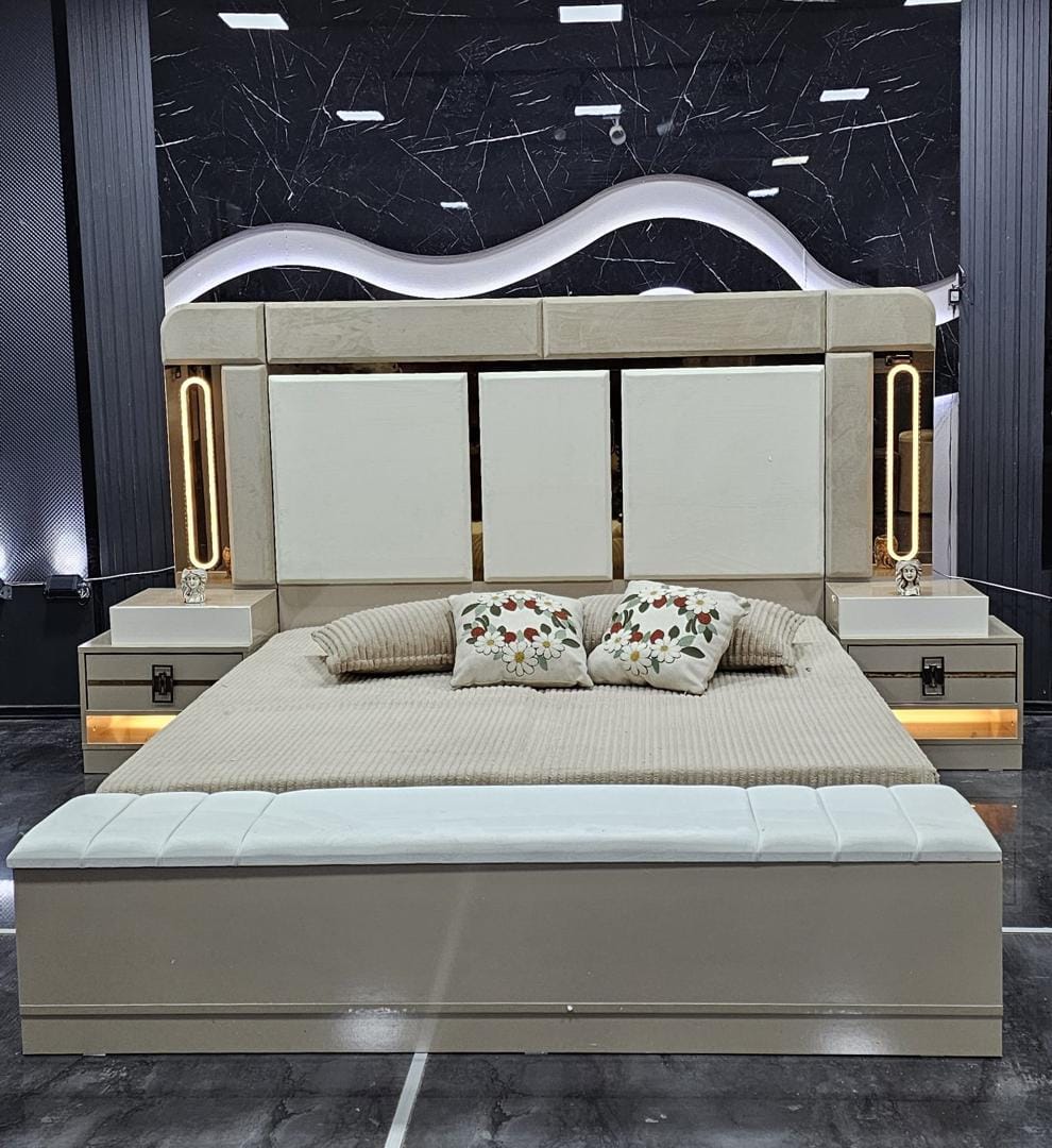 CHAMBRE A COUCHER 6BATTANTS 6PIECES BEIGE LORA Vente achat Dakar Sénégal