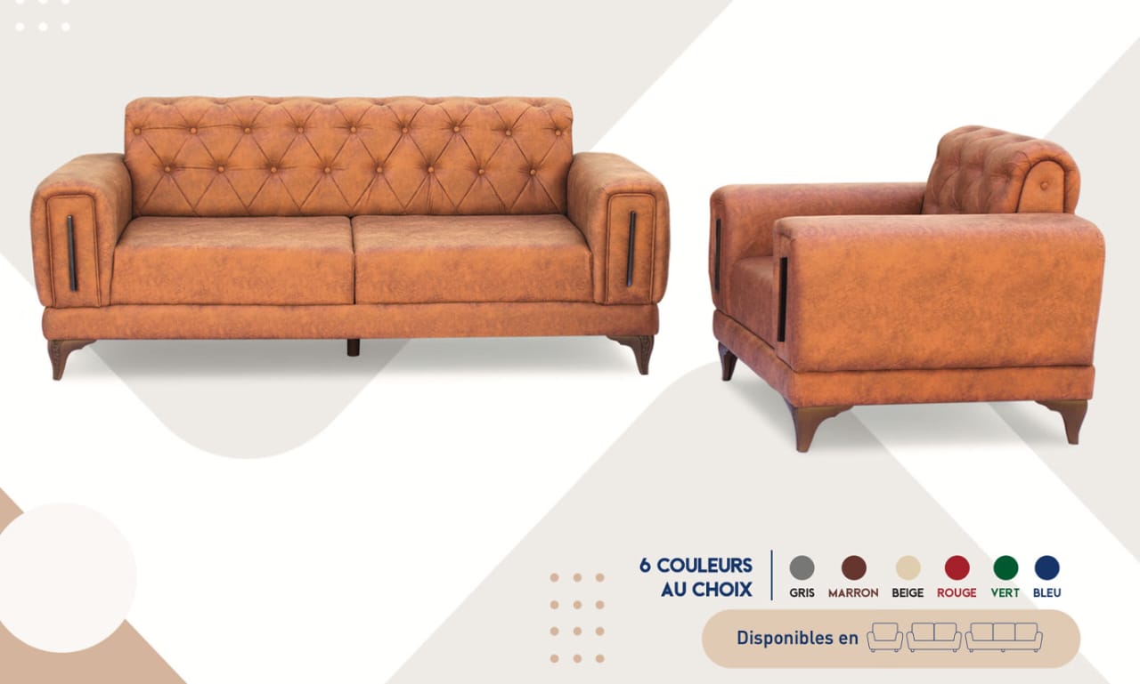 SALON CANAPE 7PLACES COULEUR AU CHOIX KRISTAL Vente achat Dakar Sénégal Vente achat Dakar Sénégal