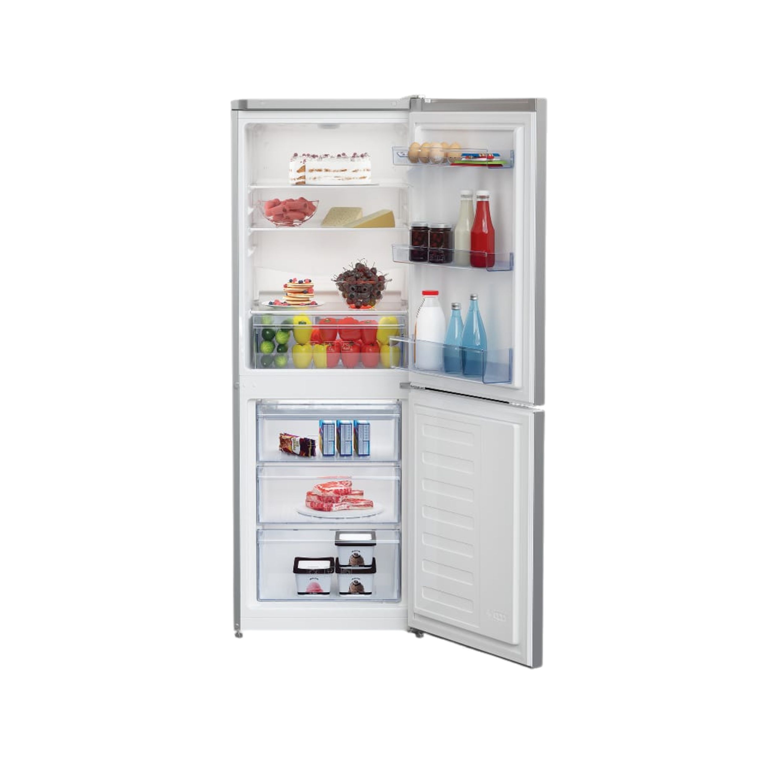 REFRIGERATEUR BEKO COMBINE 3TIROIRS 240LITRES GRIS RCSA240K20S