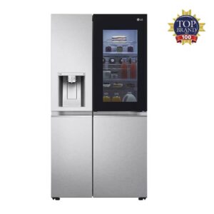 REFRIGERATEUR LG SIDE BY SIDE 4PORTES AVEC FONTAINE GRIS GC-X257CSEW Vente achat Dakar Sénégal