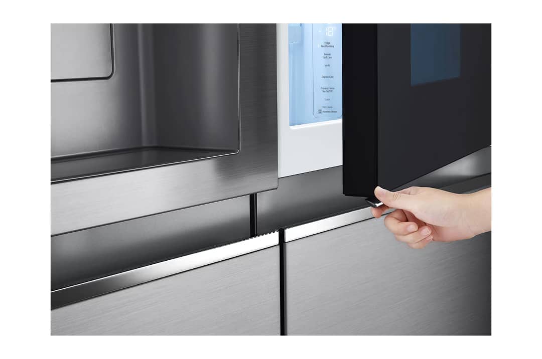 REFRIGERATEUR LG SIDE BY SIDE 4PORTES AVEC FONTAINE GRIS GC-X257CSEW Vente achat Dakar Sénégal