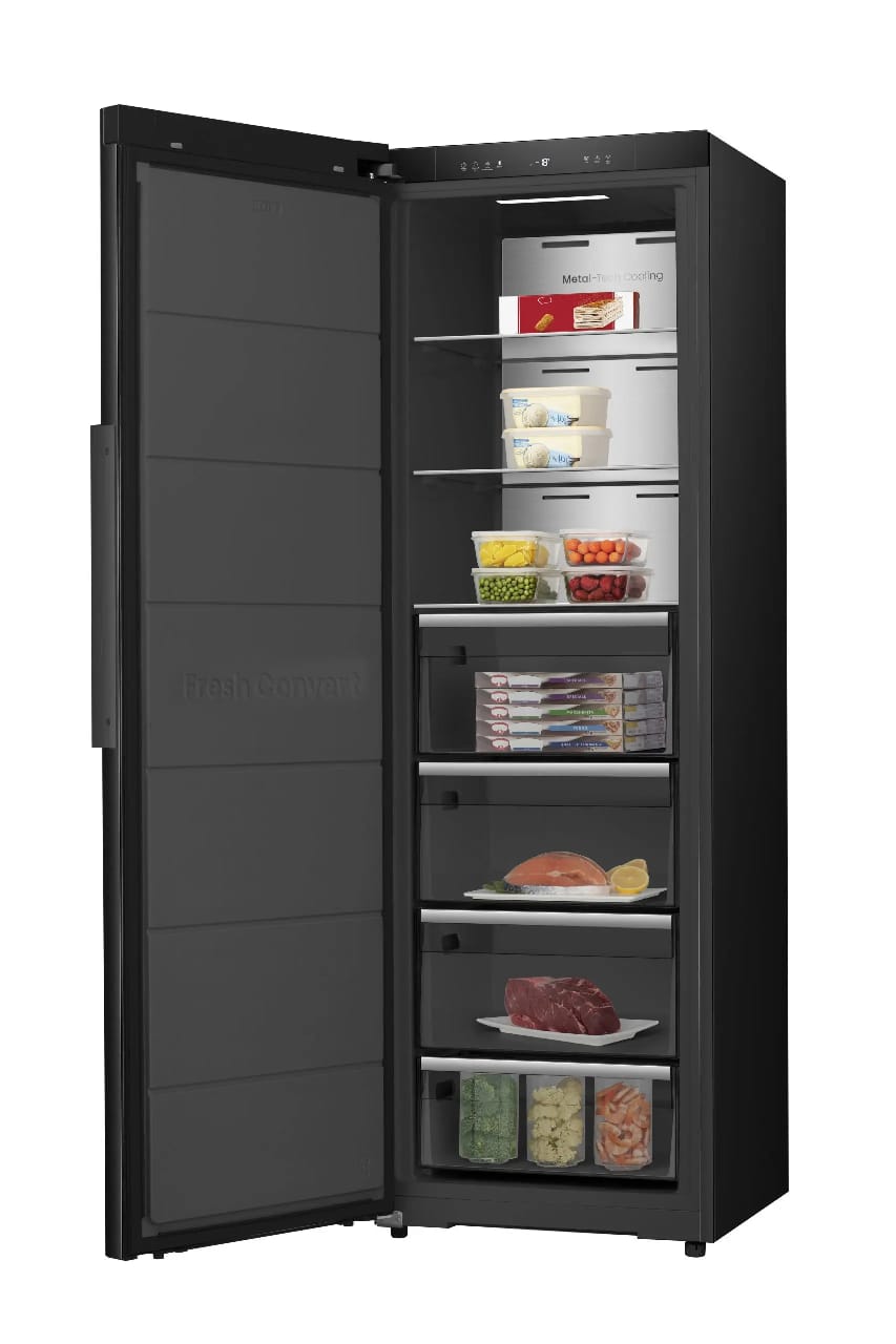 CONGELATEUR/REFRIGERATEUR HISENSE VERTICAL COMBINE 4TIROIRS NOFROST NOIR FT5K310GSFC Vente achat Dakar Sénégal