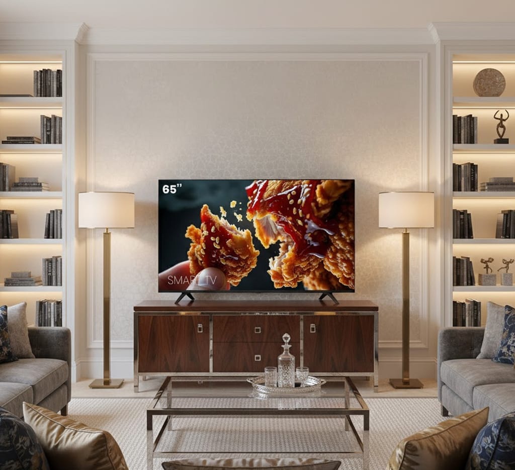TELEVISEUR AMAZ 65" SMART + 2 TELECOMMANDES + VOICE CONTROLE AM65FT1002SV Vente achat Dakar Sénégal