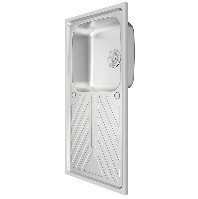 Evier de cuisine 1005B en acier inoxydable-finition sable perlé vente en ligne dakar senegal