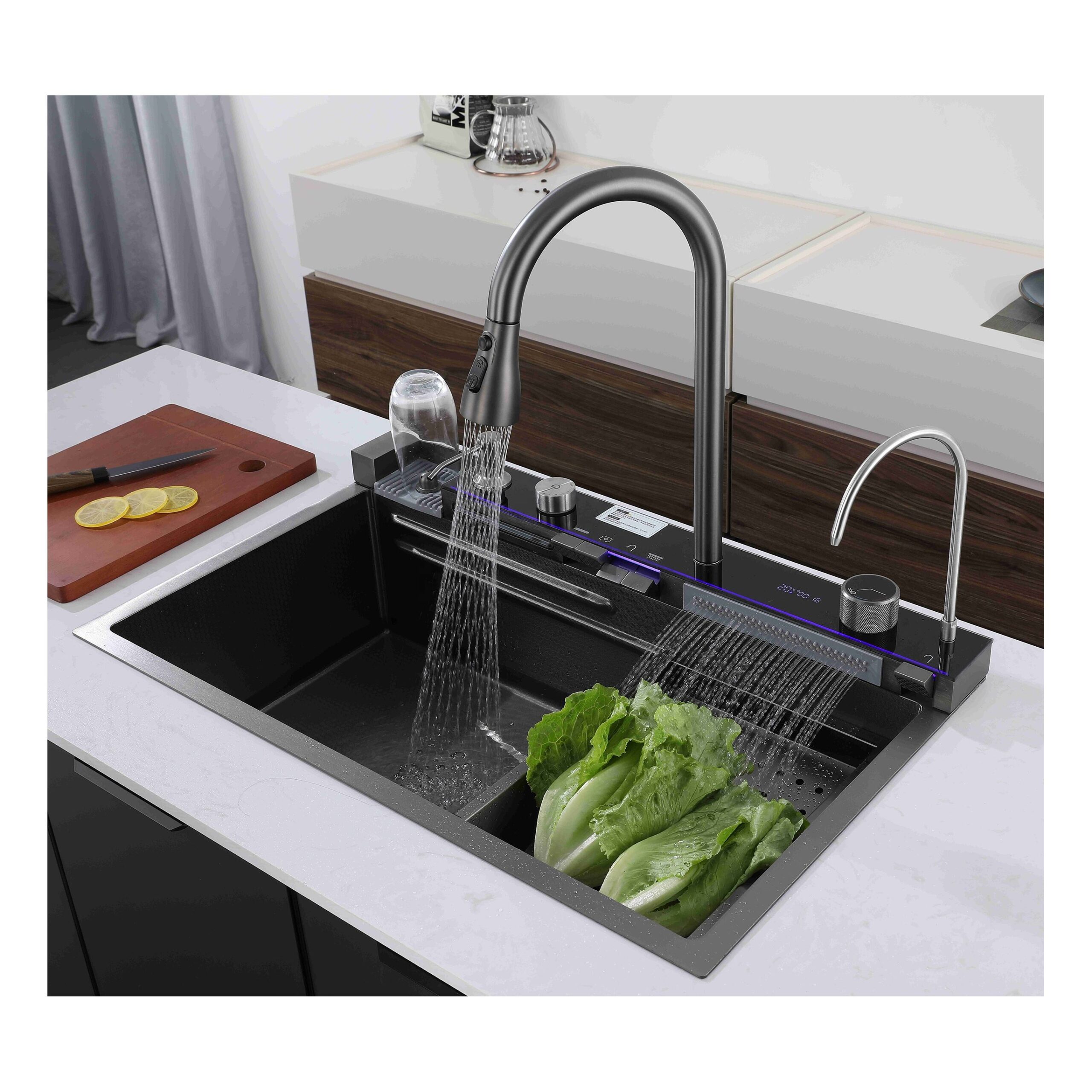 Vente et achat Dakar Sénégal Evier de cuisine 8046B en acier inoxydable 304-coloris noir