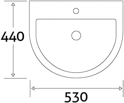 lavabo suspendu BG-016 en céramique blanc Vente achat Dakar Sénégal