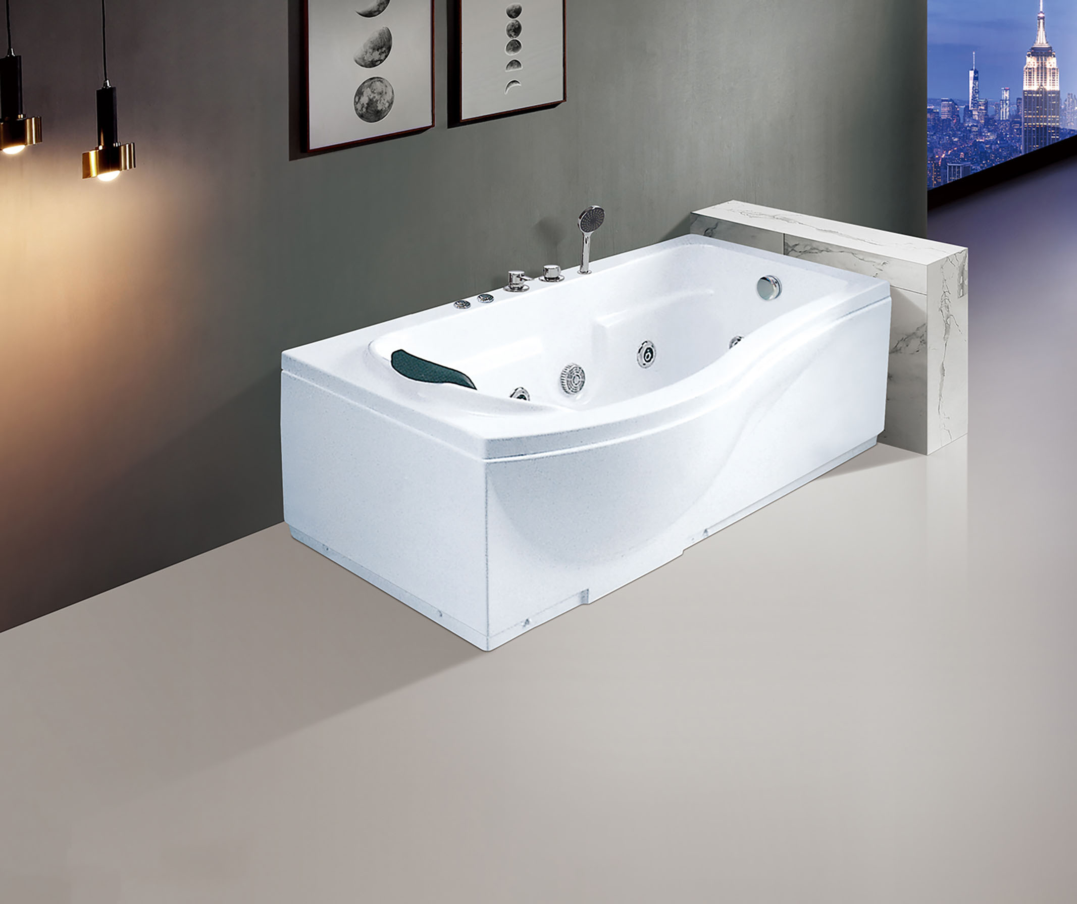 jacuzzi KB-345 en acrylique, coloris blanc Vente en ligne Dakar Sénégal