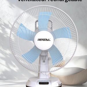 VENTILATEUR REGAL 12" RECHARGEABLE A TABLE RTF12 Vente achat Dakar Sénégal