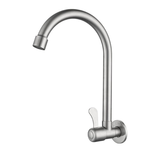 robinet mural de cuisine DSS0708BR en acier inoxydable 304-finition brossée vente en ligne dakar sénégal