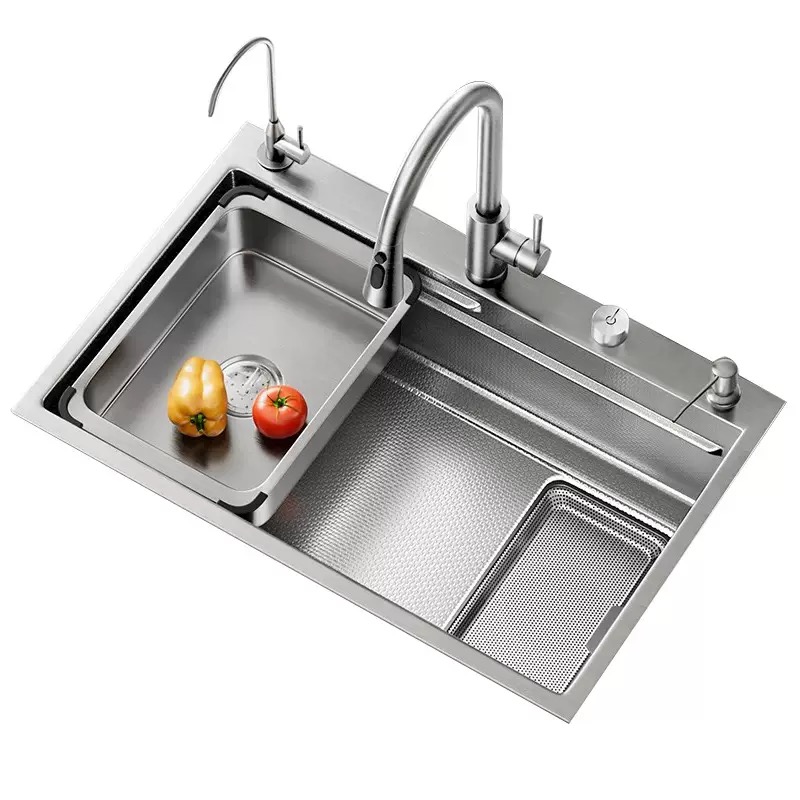 vente en ligne dakar Sénégal évier de cuisine 8848 en acier inoxydable 304-finition brossée