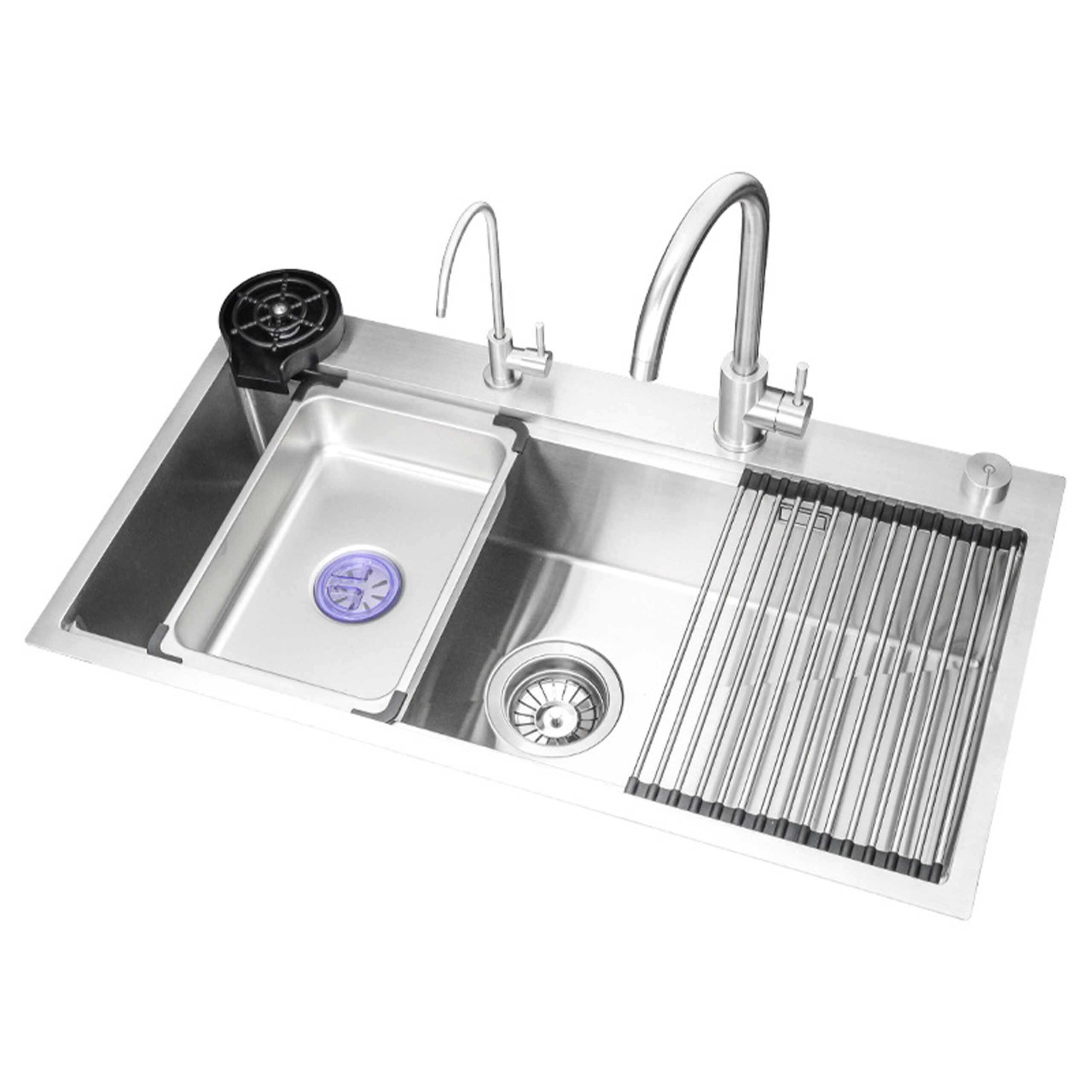vente en ligne dakar Sénégal évier de cuisine 8848 en acier inoxydable 304-finition brossée