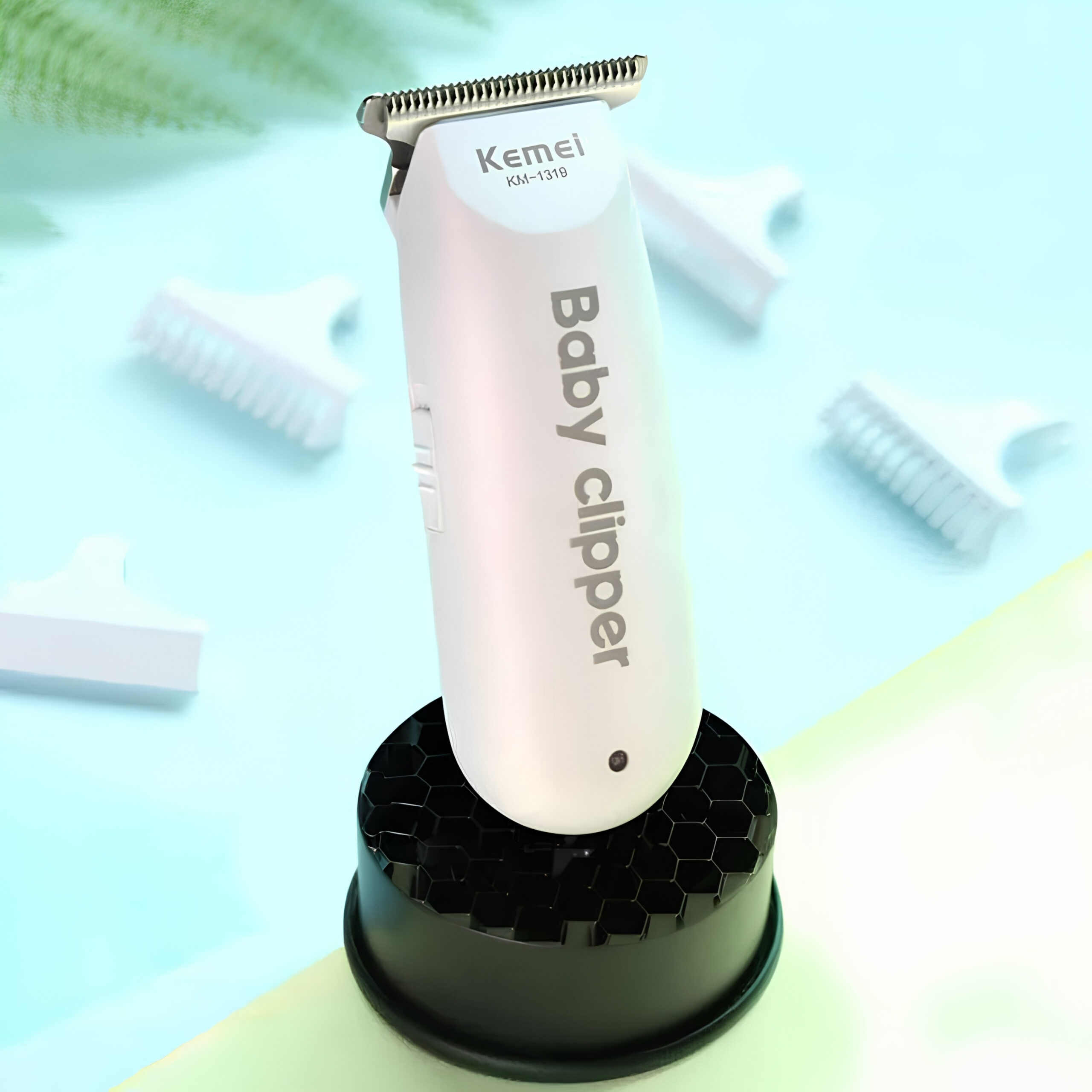 Kemei KM-1319 - Tondeuse Bébé Rechargeable